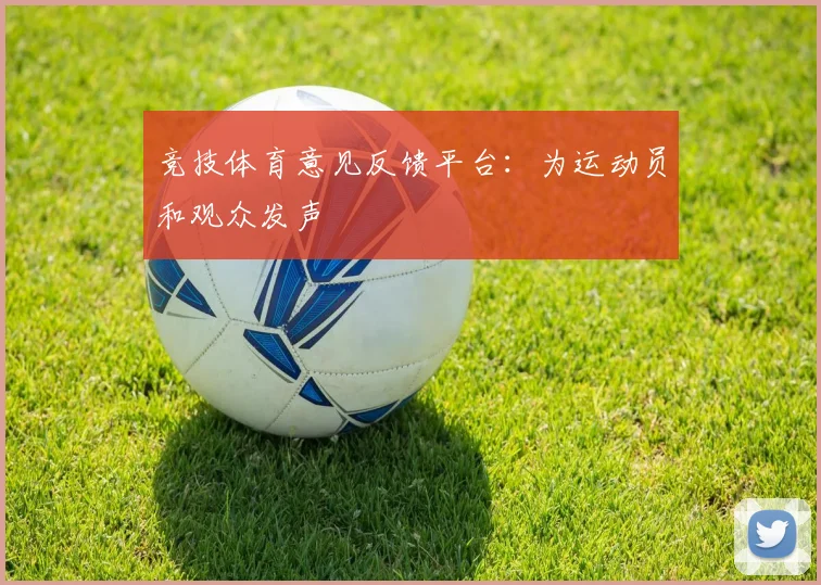 竞技体育意见反馈平台：为运动员和观众发声